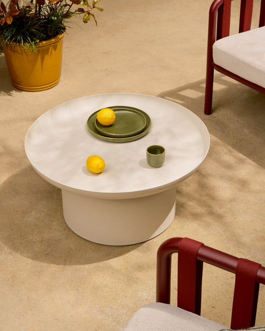 Assiette à dessert Uilo en céramique verte