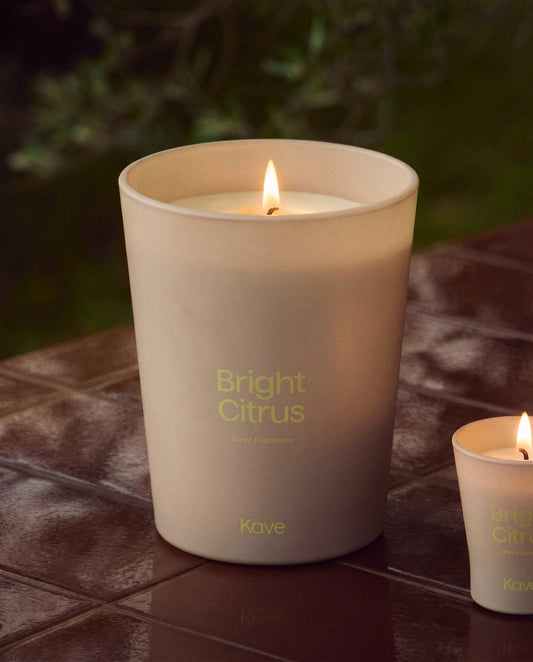 Bright Citrus citronella scented candle 900g