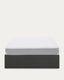 Matters ottoman bed base in black for a 180 x 200 cm mattress