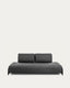Module 3 seaters Compo dark grey 232 cm