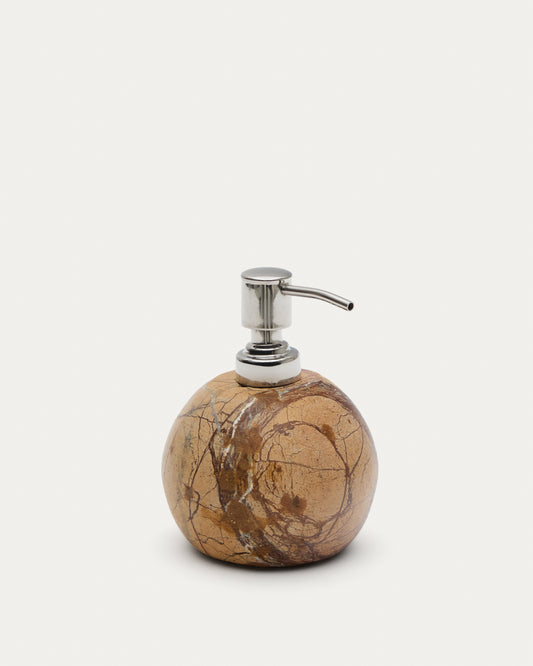 Distributeur de savon Spalsh en marbre beige