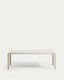 Table de jardin Culip en aluminium finition blanche 220 x 100 cm