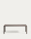 Table de jardin Culip en aluminium finition taupe 220 x 100 cm