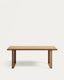Canadell 100% outdoor table in solid recycled teak wood, 180 x 90 cm