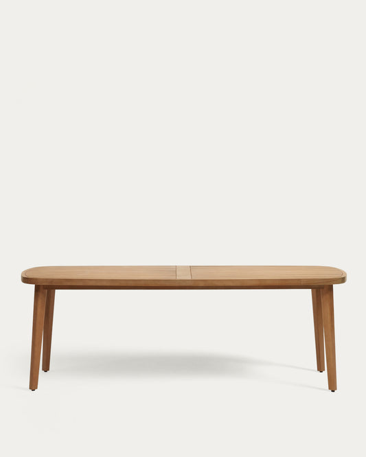 Table de jardin 100 % d'extérieurMaset en bois d'eucalyptus 225 x 100 cm FSC