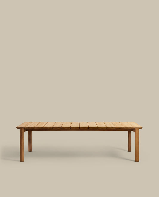 Table Icaro en bois de teck 280 x 112 cm FSC 100%