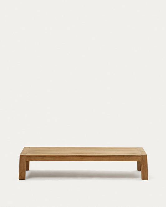 Table basse Forcanera en bois de teck 150 x 71 cm