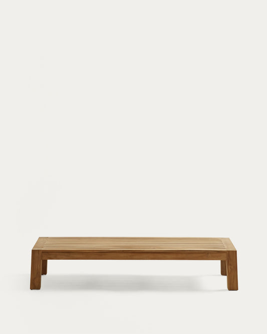 Table basse Forcanera en bois de teck 150 x 71 cm
