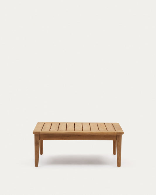 Table basse Portitxol en bois de teck 80 x 80 cm