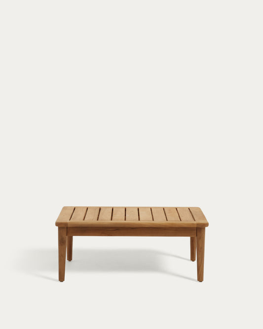 Table basse Portitxol en bois de teck 80 x 80 cm