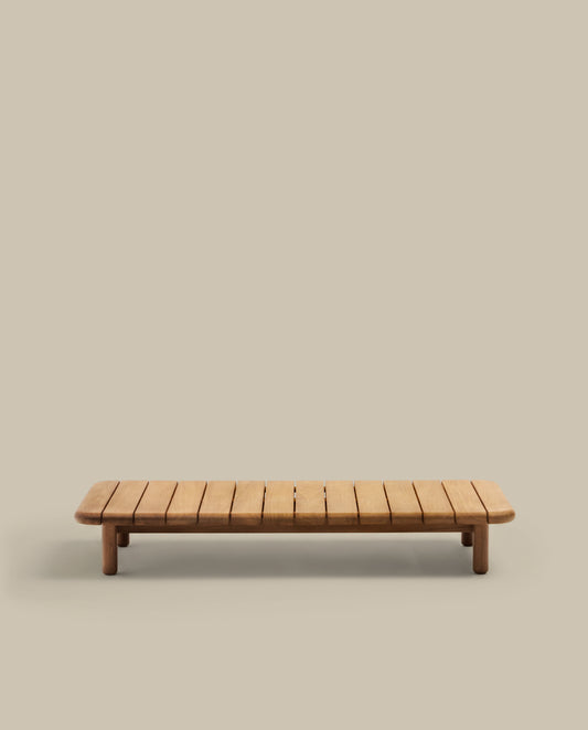 Table basse Turqueta en bois de teck 140 x 70 cm FSC 100 %