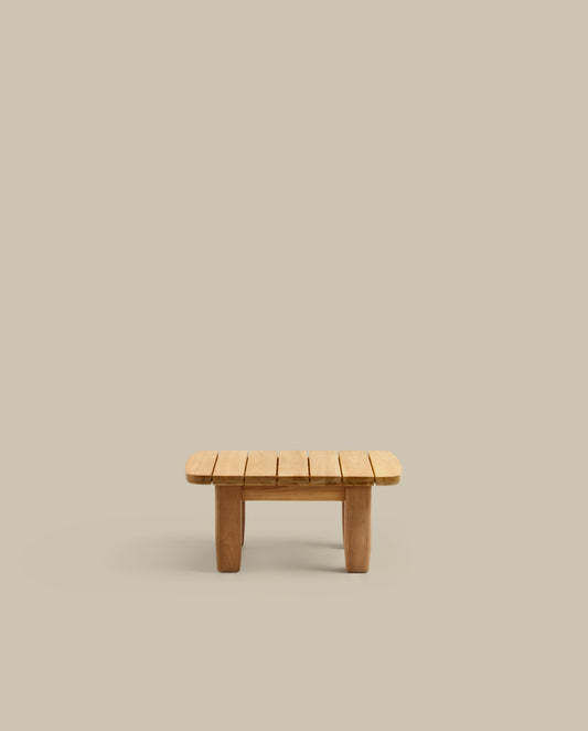 Table auxiliaire Tirant en bois de teck FSC 100 % 70 x 70 cm