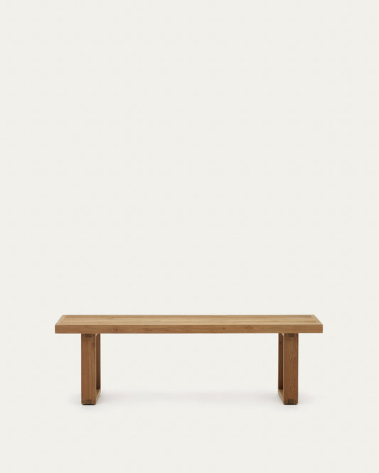 Banc 100 % d'extérieur Canadell en bois de teck recyclé 170 cm