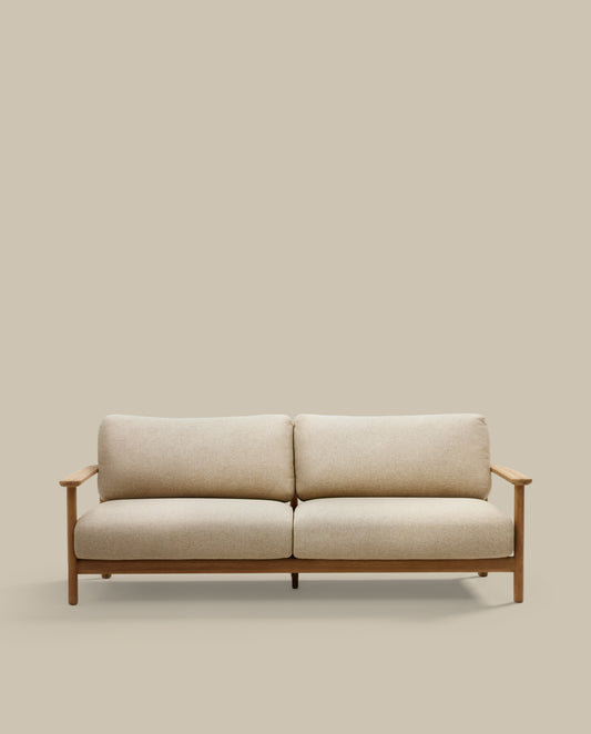 Canapé Tirant 3 places en bois de teck 212 cm FSC 100 %