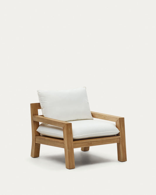 Fauteuil Forcanera en bois de teck