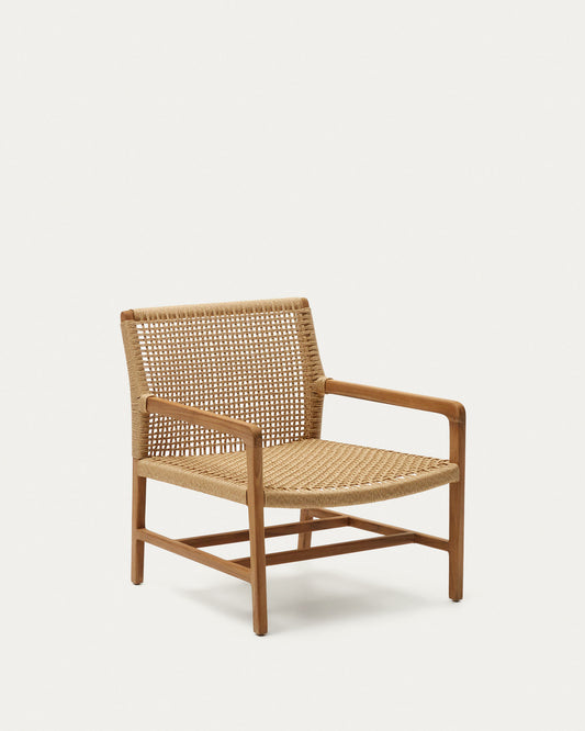Fauteuil Sabolla en bois de teck