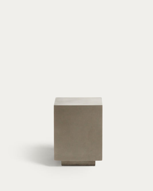 Table d'appoint Rustella en ciment 35 x 35 cm