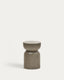 Table d'appoint ronde Garbet en ciment Ø 32 cm