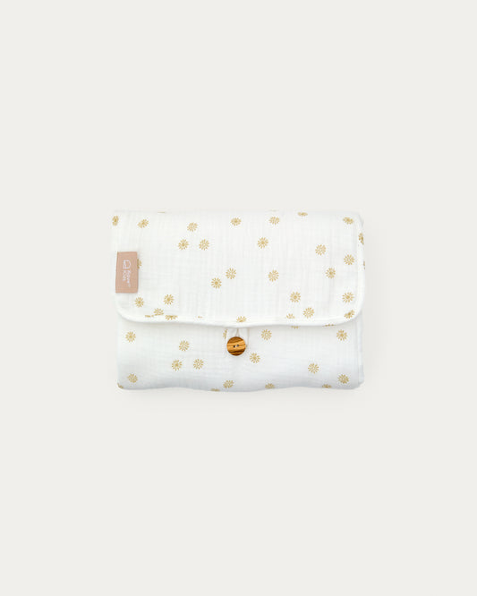 Table à langer portable Olna 100 % coton motifs soleils