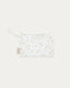 Olna toiletries bag in 100% cotton with a sun print
