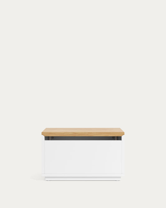 Étagère Abilen en placage de chêne 60 x 40 cm FSC 100%