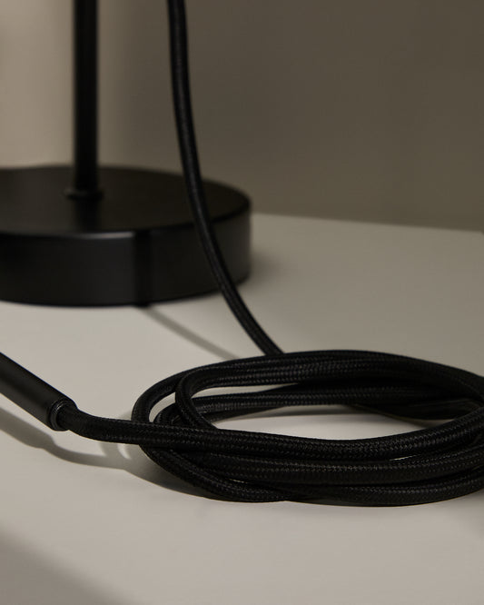 Suspension plafond Fulvia en métal avec finition noire 250 m