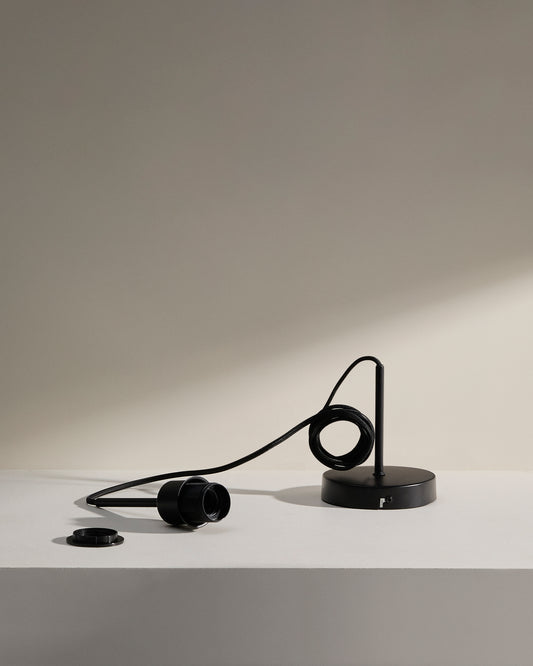 Suspension plafond Fulvia en métal avec finition noire 250 m