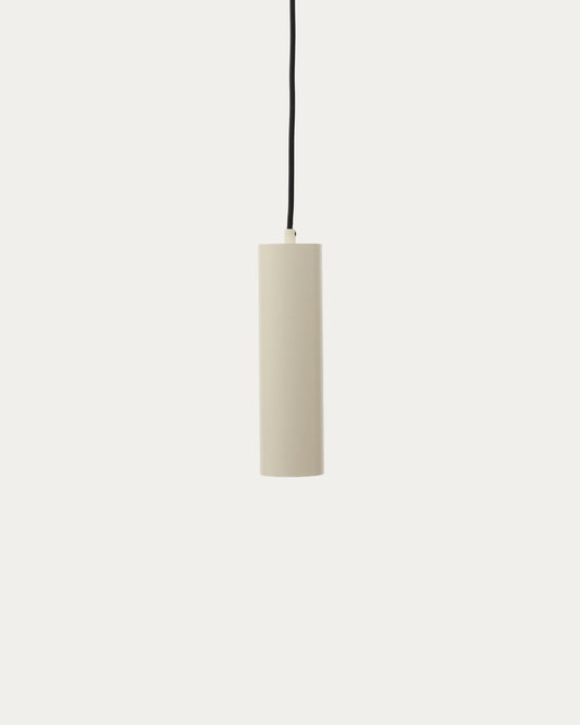 Suspension Andia en aluminium avec finition peinte beige