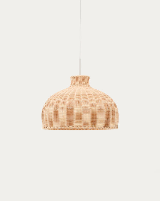 Abat-jour pour lampe Ennia en rotin avec finition claire Ø 38 cm