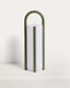 Grande lampe de table portable Leros en polyéthylène et acier vert