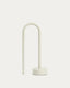 Lampe de table portable Bow en aluminium gris