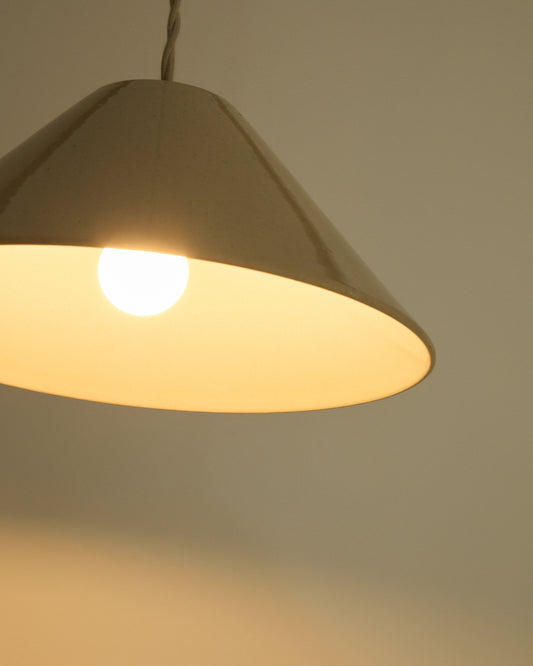 Suspension Ceren en céramique beige