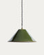 Ceren green ceramic ceiling lamp 29 cm