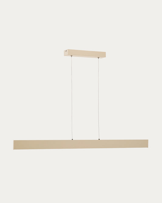 Plafonnier Boadella en aluminium finition peinte beige