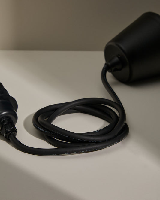 Suspension pour plafonnier pour extérieur Albir noir