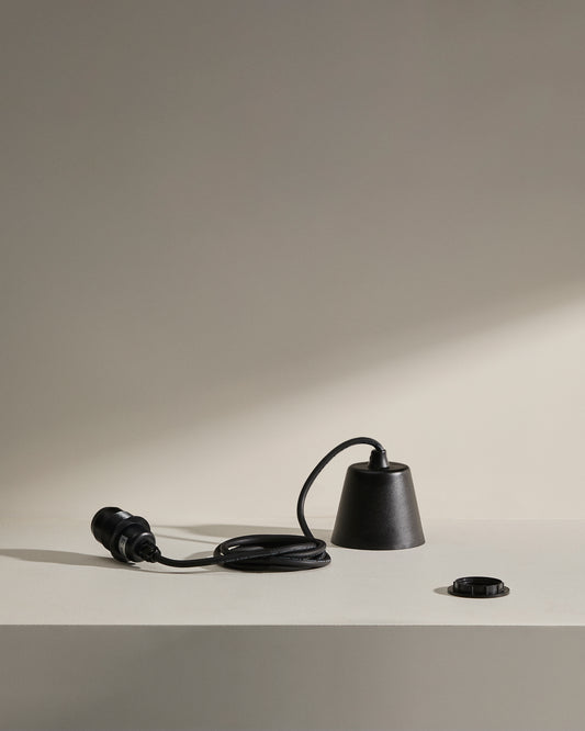 Suspension pour plafonnier pour extérieur Albir noir