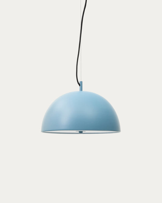 Plafonnier Catlar en métal avec finition bleue Ø 40 cm