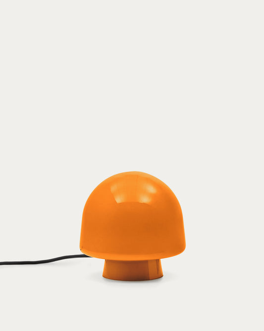 Lampe de table Reig en verre orange