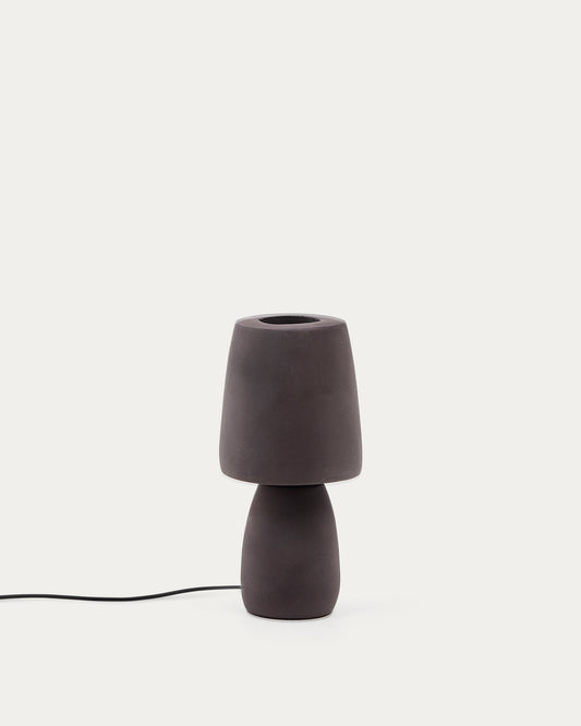 Lampe de table Tandy en terre cuite marron