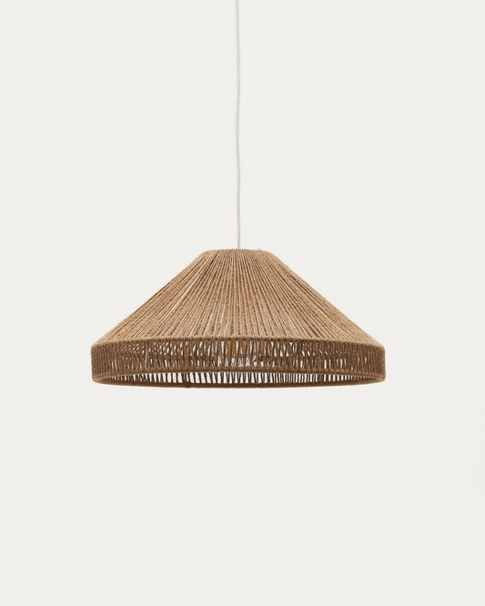 Abat-jour pour suspension Pontos jute finition naturelle Ø 45 cm