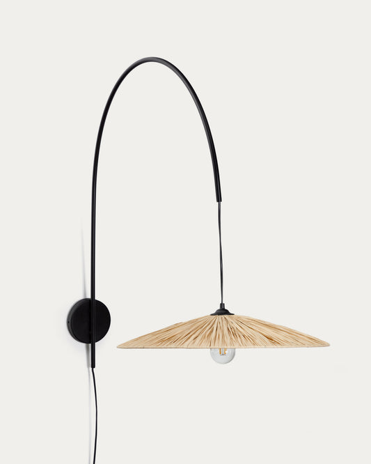 Applique Rosella en raphia naturel