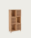 Étagère Beyla en bois de frêne et placage de chêne 84,5 x 170 cm FSC 100 %