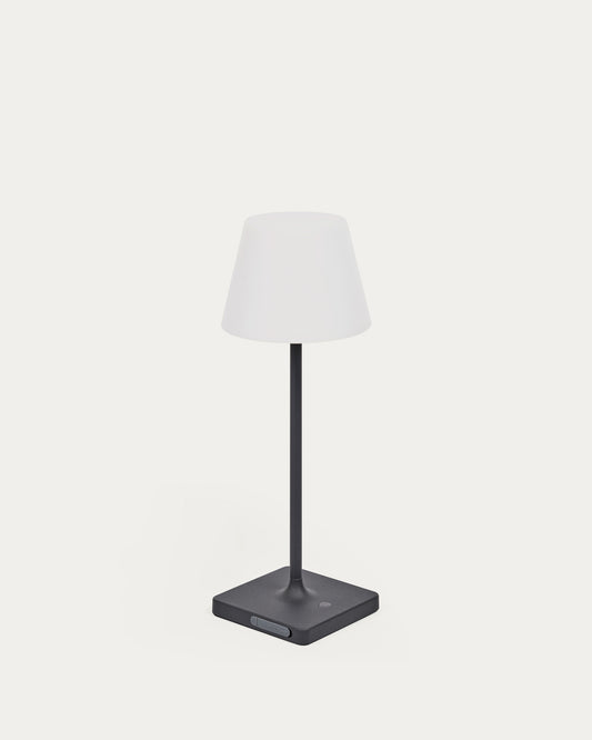 Outdoor Aluney table lamp in black finish