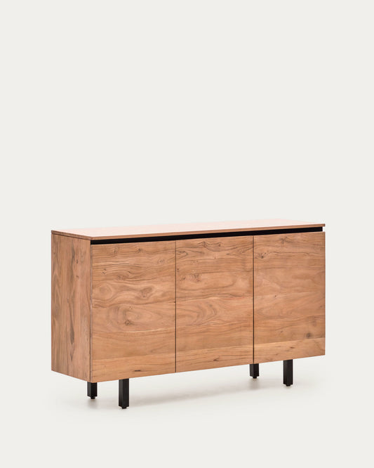 Buffet Uxue en bois d'acacia finition naturelle 150 x 88 cm