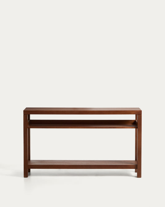 Console Norani en bois et placage d’acacia 140 x 80 cm