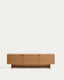 Norlen 3-door TV stand in oak veneer with natural finish FSC Mix Credit 150 x 40 cm