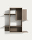 Étagère modulable Ina en MDF laqué taupe 80 x 80 cm FSC 100%
