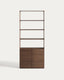 Étagère Visala en placage de noyer 90 x 209 cm FSC 100 %