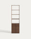 Étagère Visala en placage de noyer 60 x 209 cm FSC 100 %