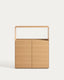 Étagère Visala en placage de chêne 90 x 106 cm FSC 100 %